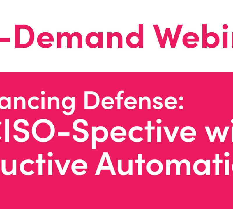 Advancing Defense: A CISO-Spective with Inductive Automation